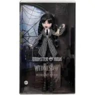 Monster High X Wednesday: Panenka Wednesday Addams - Mattel