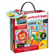 Montessori Baby: Dotyková puzzle - Zvířata