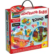 Montessori: Puzzle mláďat zvířat, sada 42 kusů – Lisciani