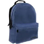 Must: Tmavě modrý Monochrome RipStop školní taška, batoh 32x17x42cm