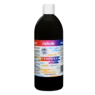 Nebulizér: Černá tekutá tempera v lahvi o objemu 500 ml
