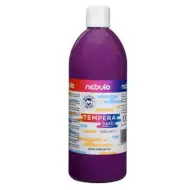 Nebulizér: Fialová tekutá tempera v lahvi o objemu 500 ml.