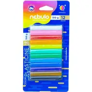 Nebulo: Barevná sada modelíny 12 ks, 150 g