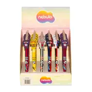 Nebulo: Kuličkové pero s mazatelným gelem s tlačítkem, různé druhy, 1 ks