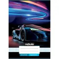 Nebulo: Neonový sešit s motivem auta, čtverečkovaný, A/5 27-32