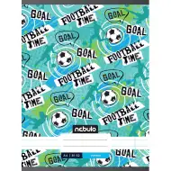 Nebulo: Sešit s linkami, sešit s nápisem "football time", sešit 81-32 A/4 sešívaný