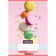 Nebulo: Sešit s mřížkou s motivem makronek A/5 27-32
