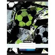 Nebulo: Sešit s motivem fotbalového míče, čtverečkovaný, sešitý, 87-32 A/4