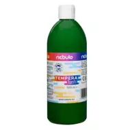 Nebulo: Zelená tekutá tempera v 500ml lahvi
