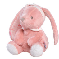 Nicotoy: plyšový zajíček Louise, růžový, 13 cm - Simba Toys
