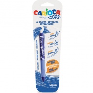 Oops modré mazací pero s tlačítkem 0,7 mm - Carioca