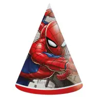 Papírové party klobouky s motivem Spider-Mana, sada 6 ks