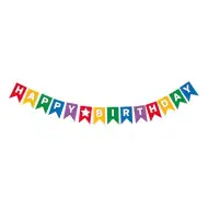Party banner s nápisem "Happy Birthday" 230 cm
