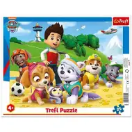 Patrola tlapky na stopě 25 dílků rámové puzzle - Trefl