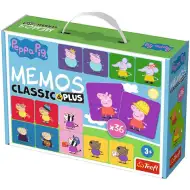 Peppa Pig Classic &amp; Plus paměťová hra 36 ks - Trefl