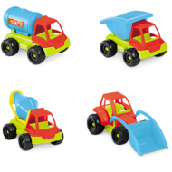 Plastový stavební nákladní vůz 25 cm, různé provedení, 1 ks - Mondo Toys