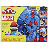 Play-Doh: Marvel Hrdinská dobrodružství sada modelíny s 3 figurkami - Hasbro