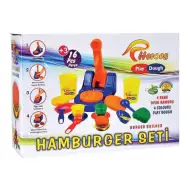 Play-Dough: Sada na výrobu hamburgerů z plastelíny