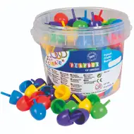 PlayBox: Barevná mozaika velké velikosti, 125 kusů v sáčku, 2 cm