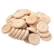 PlayBox: Dřevěná kola 50 ks 50 mm