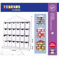 PlayBox: DIY adventní kalendář s 24 přihrádkami 44,5x39x9,5 cm