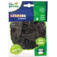 PlayBox: Go Green 5mm MIDI žehlicí korálky, 1000 ks, černé barvy