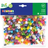 PlayBox: Go Green 9mm XL MAXI zažehlovací korálky 500ks v živých barvách