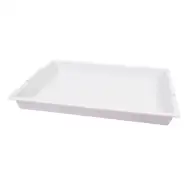 PlayBox: Plastová bílá tácka s uchy 41x31cm