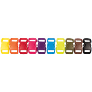 PlayBox: Plastové barevné spony, sada 10 ks, 11 mm