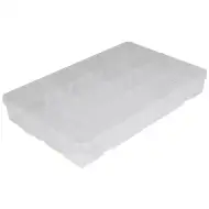 PlayBox: Průhledná úložná krabice s nastavitelnými přihrádkami 29,5x18,5x4,5 cm