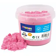 PlayBox: Růžová písková hmota v kbelíku 1 kg