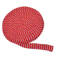 PlayBox: Stlačitelný červeno-šedý textilní kotouč 10m x 3cm