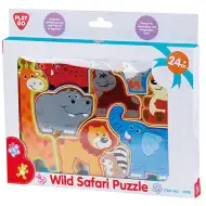 Playgo: Puzzle ve tvaru divokých zvířat