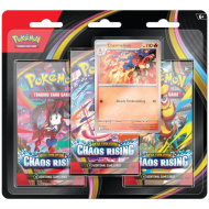 Pokémon TCG: Mega evoluce Chaos Rising, balení 3 ks v blistru
