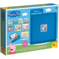 Prasátko Peppa 8 v 1 25dílné progresivní puzzle - Lisciani
