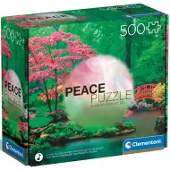 Puzzle míru: Uklidňující dešťové kapky 500 dílků - Clementoni