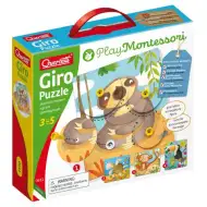 Quercetti: Montessori Giro 4ks zvířecí puzzle sada