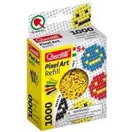 Quercetti: Pixel Art žluté 4mm korálky náhradní balení 1000 ks