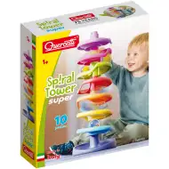 Quercetti: Spirálová věž - kuličková dráha, sada 10 ks