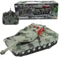 RC dálkově ovládaný tank M1 Abrams s efekty světla a zvuku v měřítku 1/32, 22 cm