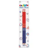 Red &amp; Blue modro-červený poštovní fix 2ks sada - Carioca
