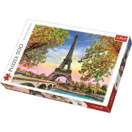 Romantický Paříž puzzle 500 dílků - Trefl