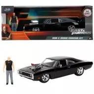Rychle a zběsile: 1970 Dodge Charger kovový model auta s figurkou Doma 1/24 - Simba Toys