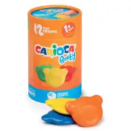 Sada 12 voskových pastelek ve tvaru medvídka Baby Teddy - Carioca