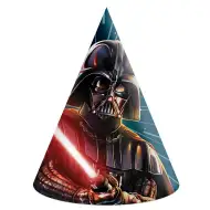 Sada 6 papírových klobouků na párty Star Wars