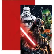 Sada 6 pozvánek na Star Wars party