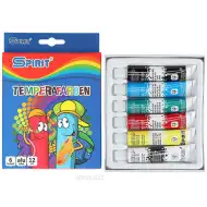 Sada barevných temper 6x12ml