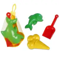 Sada forem na pískoviště a lopatka - D-Toys