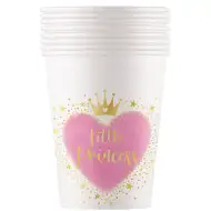 Sada papírových kelímků Little Princess 8 ks 200 ml