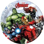 Sada papírových talířů Avengers, 8 ks, 20 cm